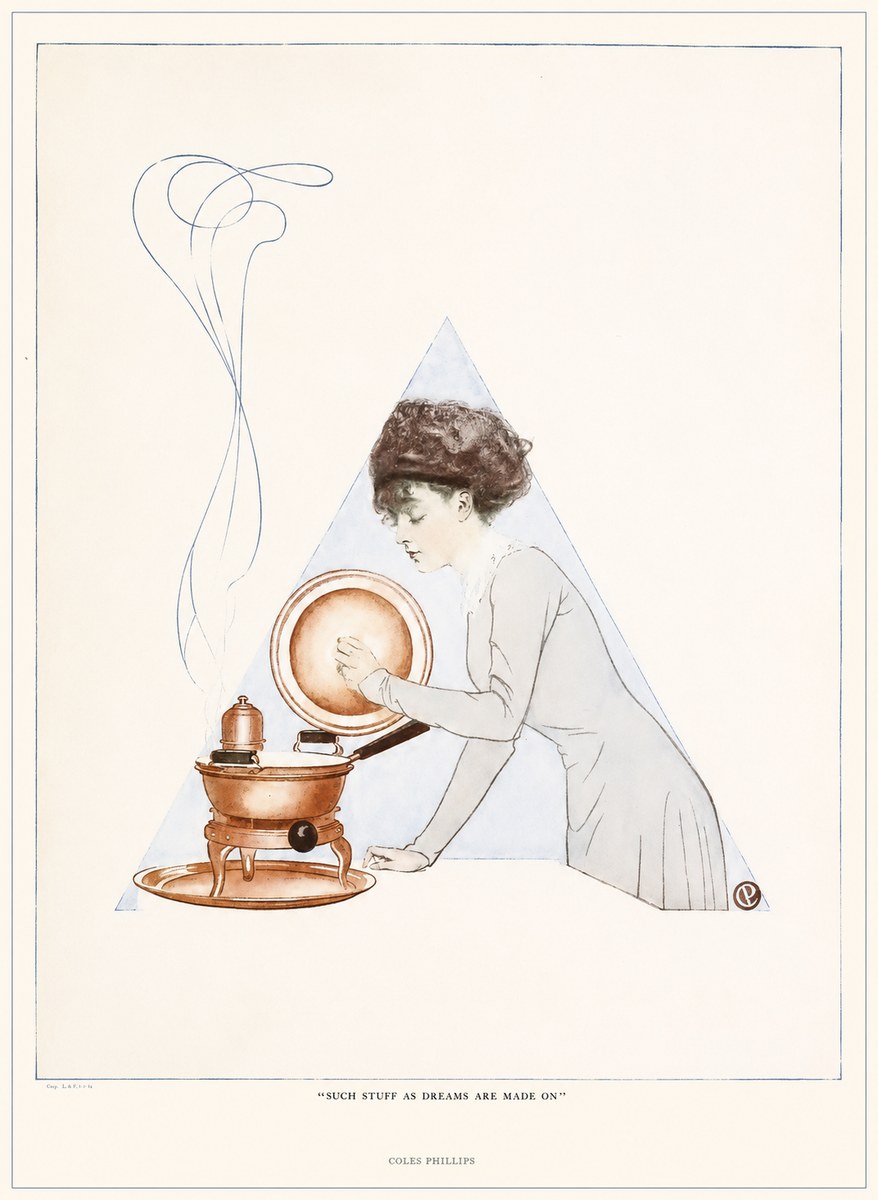Coles Phillips Such Stuff as Dreams Are Made On No6 - Plakat