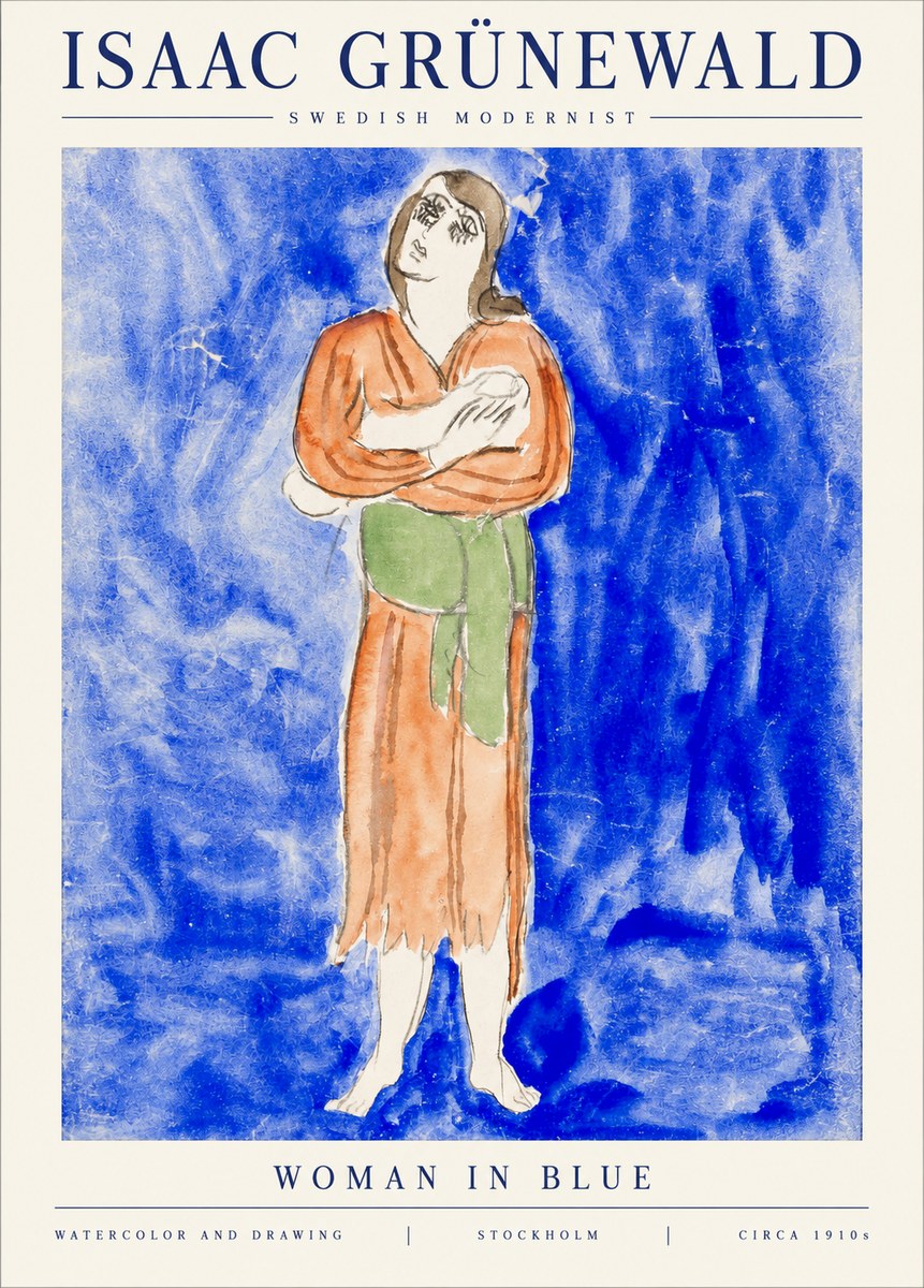 Isaac Grünewald The Dancer I No6 - Plakat