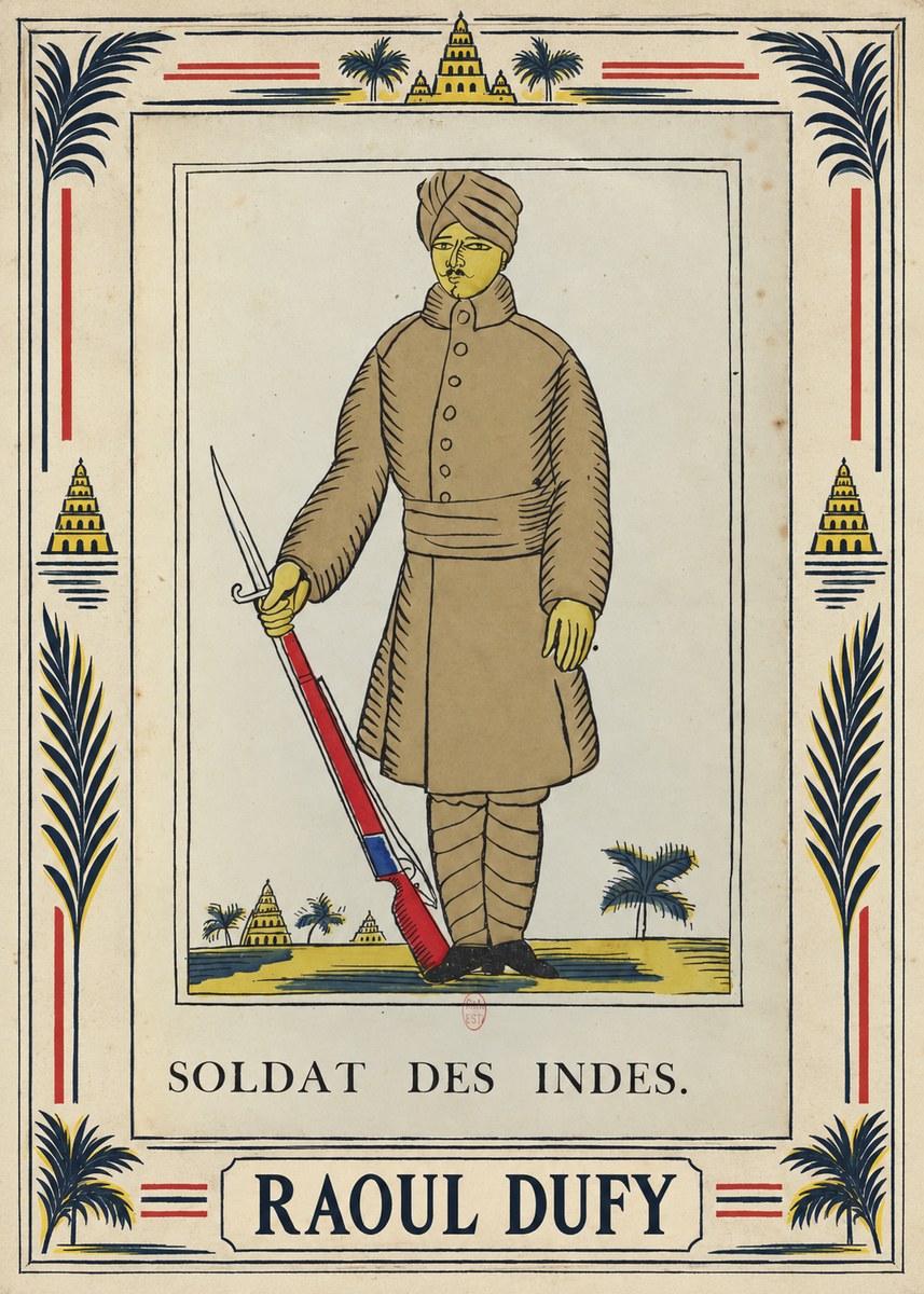 Raoul Dufy Soldat Des Indes. No5 - Plakat