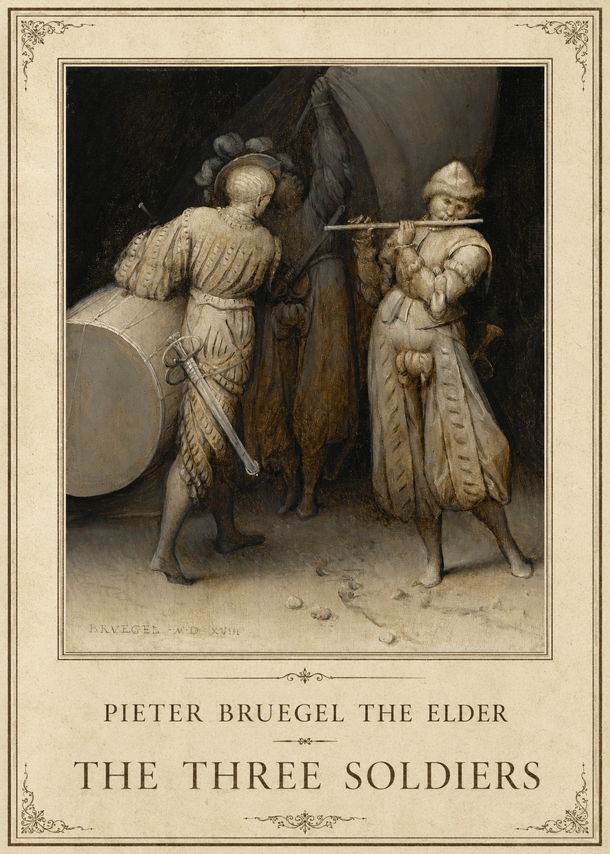 Pieter Bruegel The Three Soldiers No1 - Plakat