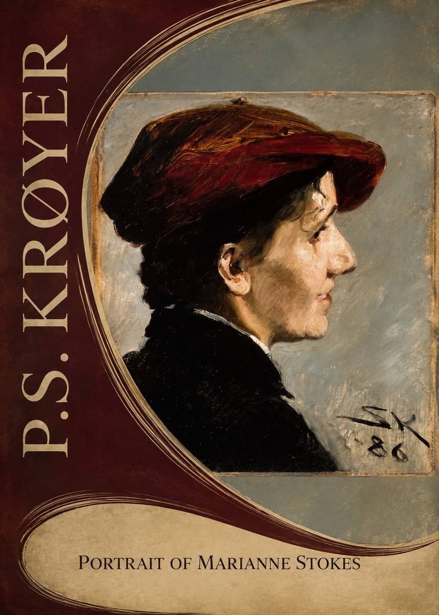 P.S. Krøyer Portrait of a Young Girl No6 - Plakat