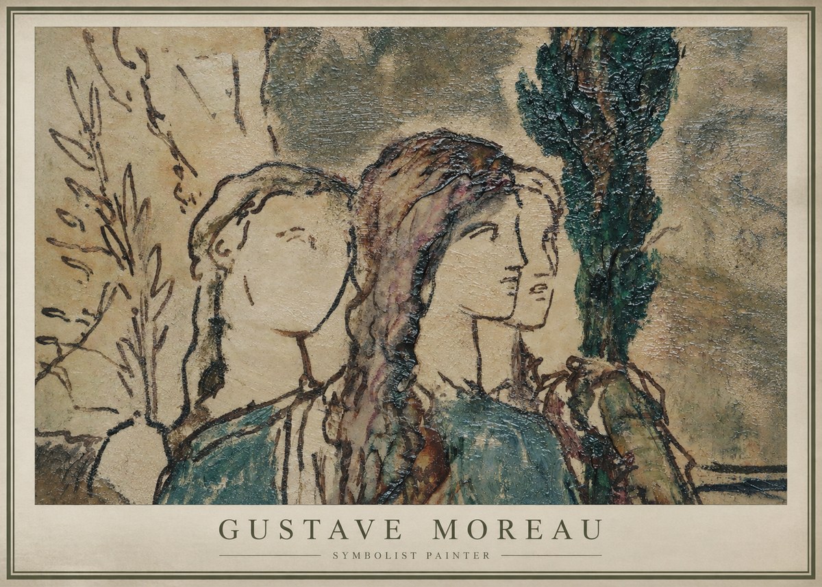 Gustave Moreau Untitled II No1 - Plakat