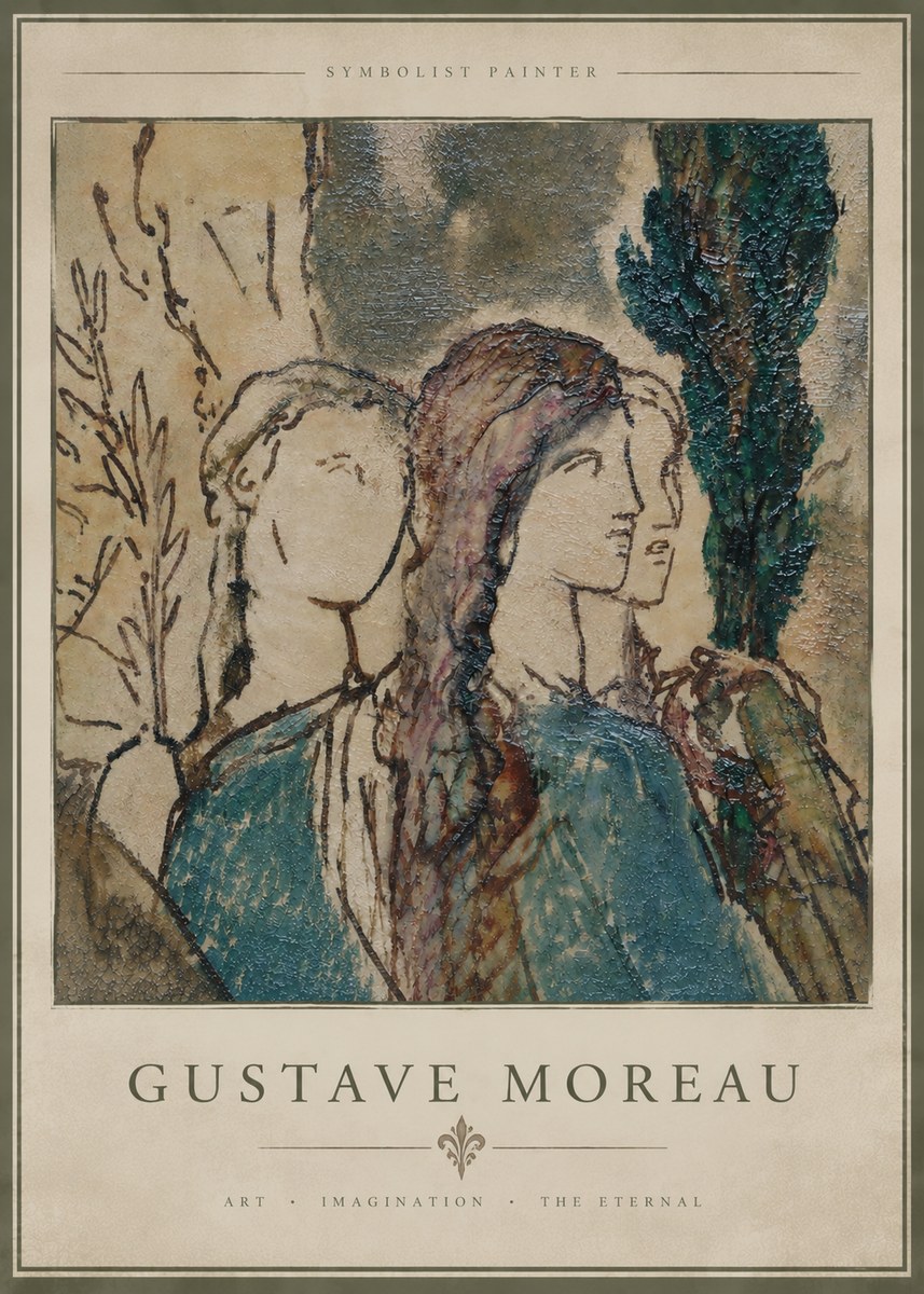 Gustave Moreau Untitled II No4 - Plakat