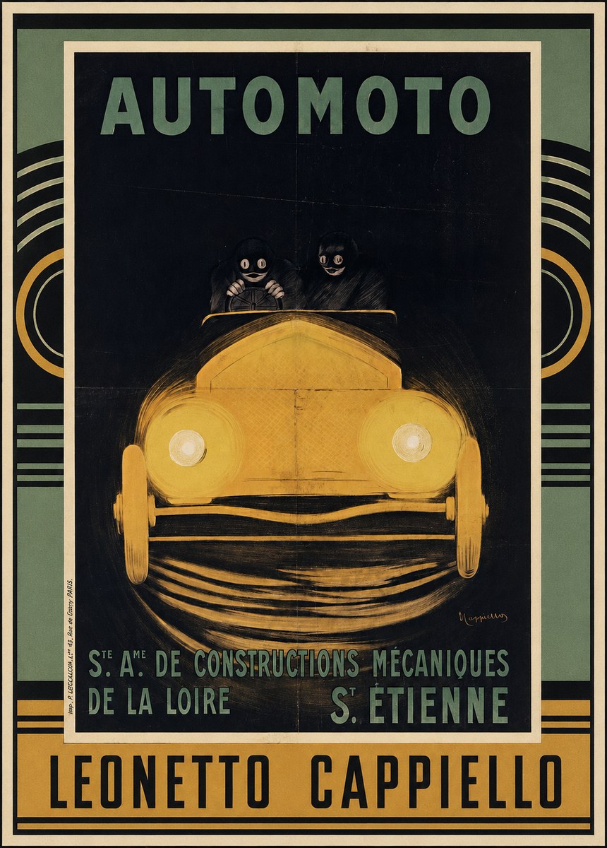 Leonetto Cappiello Automoto No3 - Plakat