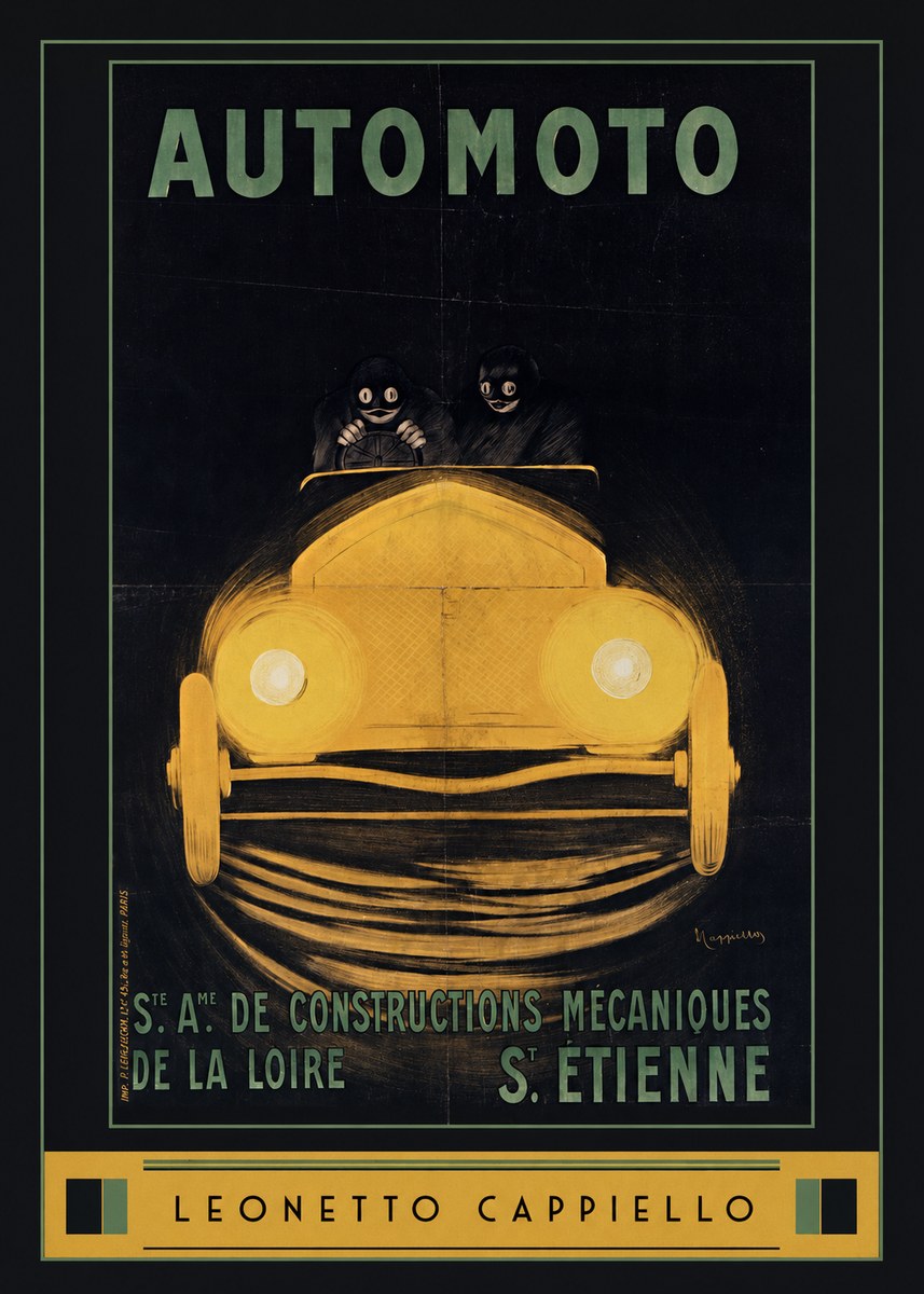 Leonetto Cappiello Automoto No6 - Plakat