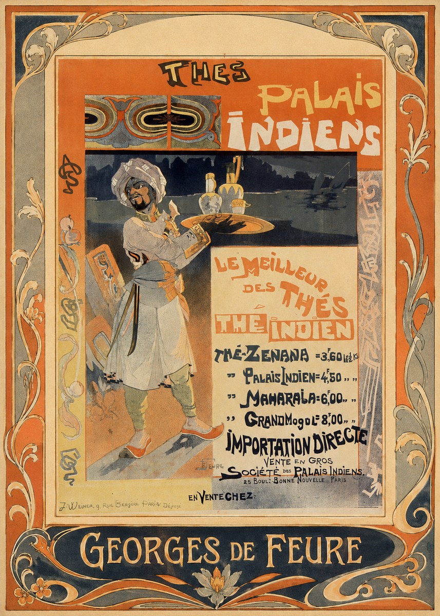 Georges de Feure Palais Indiens No1 - Plakat