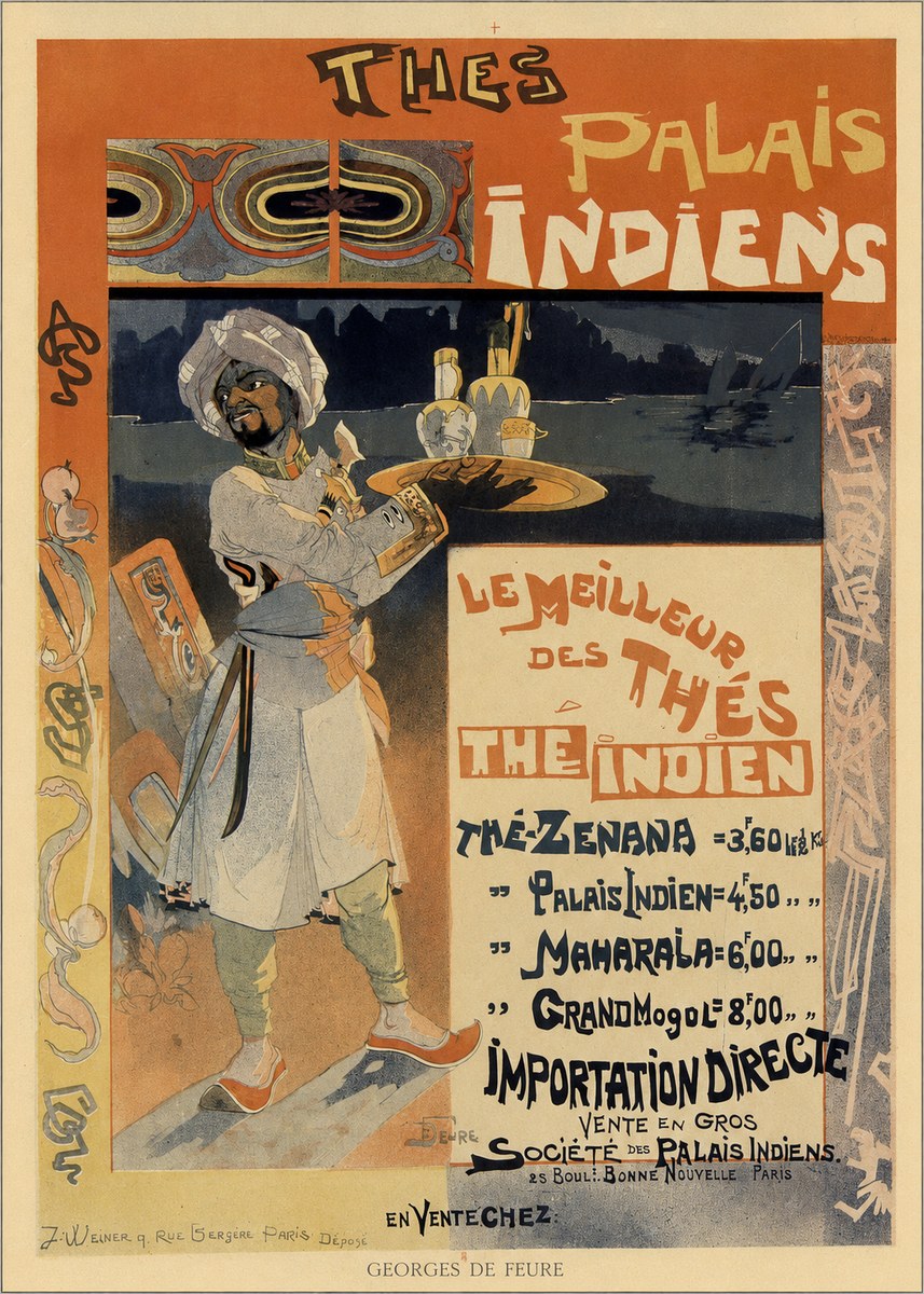 Georges de Feure Palais Indiens No6 - Plakat