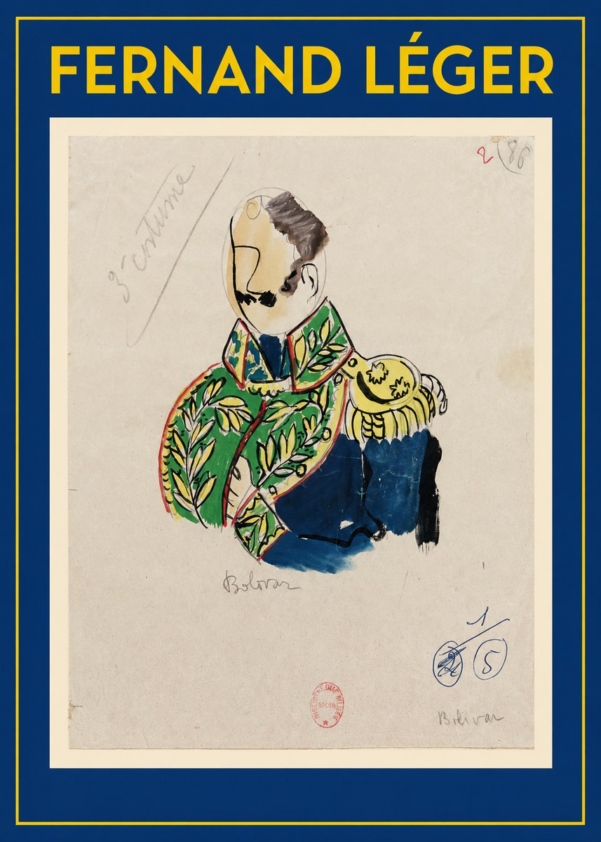 Fernand Léger Bolivar XII No1 - Plakat
