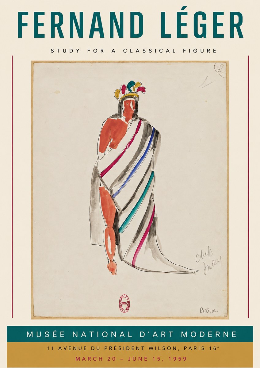 Fernand Léger Chefs Indiens No3 - Plakat
