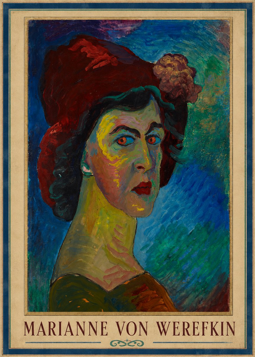 Marianne von Werefkin Self-portrait No1 - Plakat