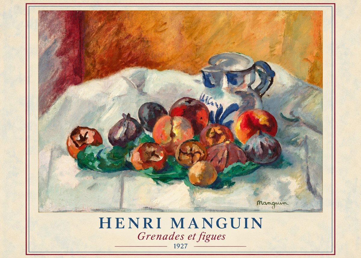 Henri Manguin Grenades Et Figues No3 - Plakat