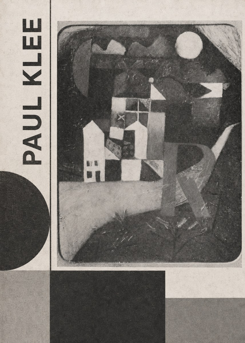 Paul Klee Village in the Mountains No4 - Plakat