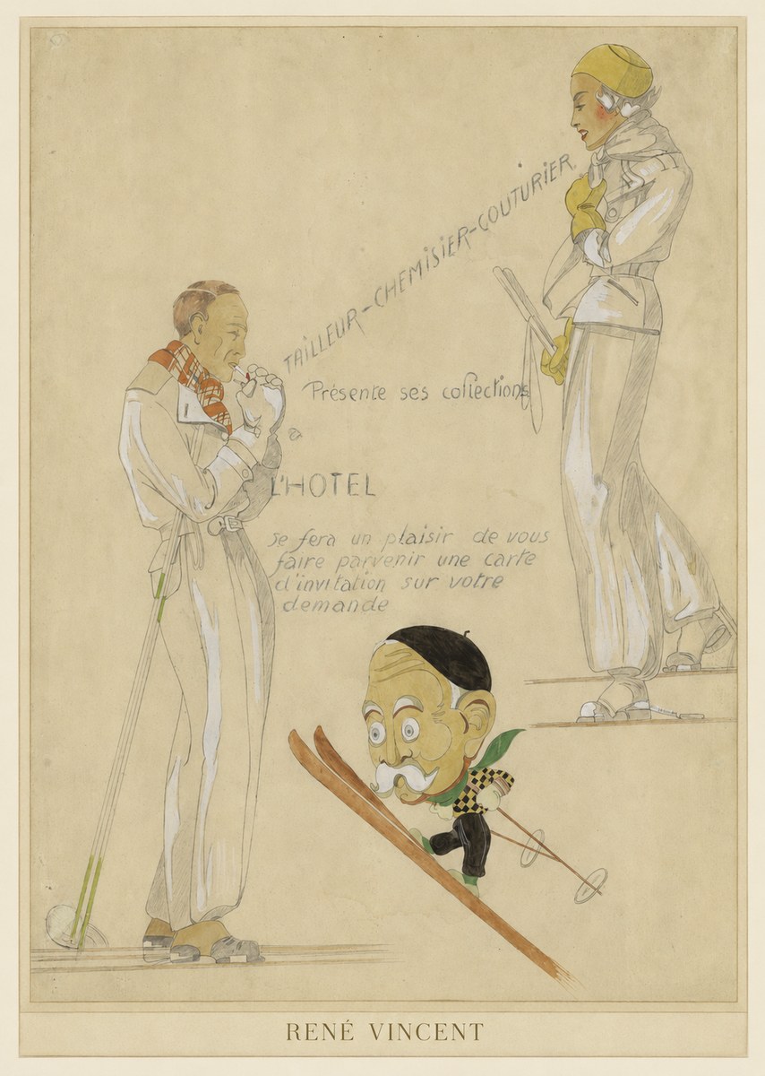 René Vincent Ttailleur-chemisier-couturier No3 - Plakat