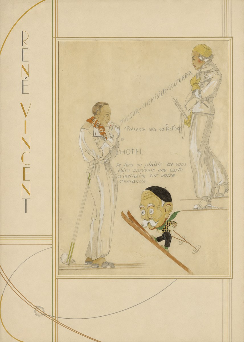 René Vincent Ttailleur-chemisier-couturier No4 - Plakat