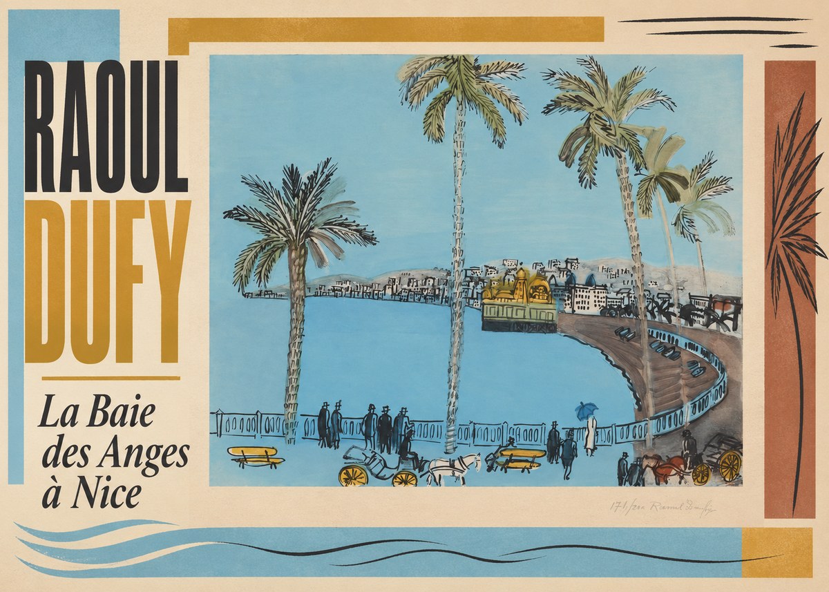 Raoul Dufy La Baie Des Anges À Nice No3 - Plakat