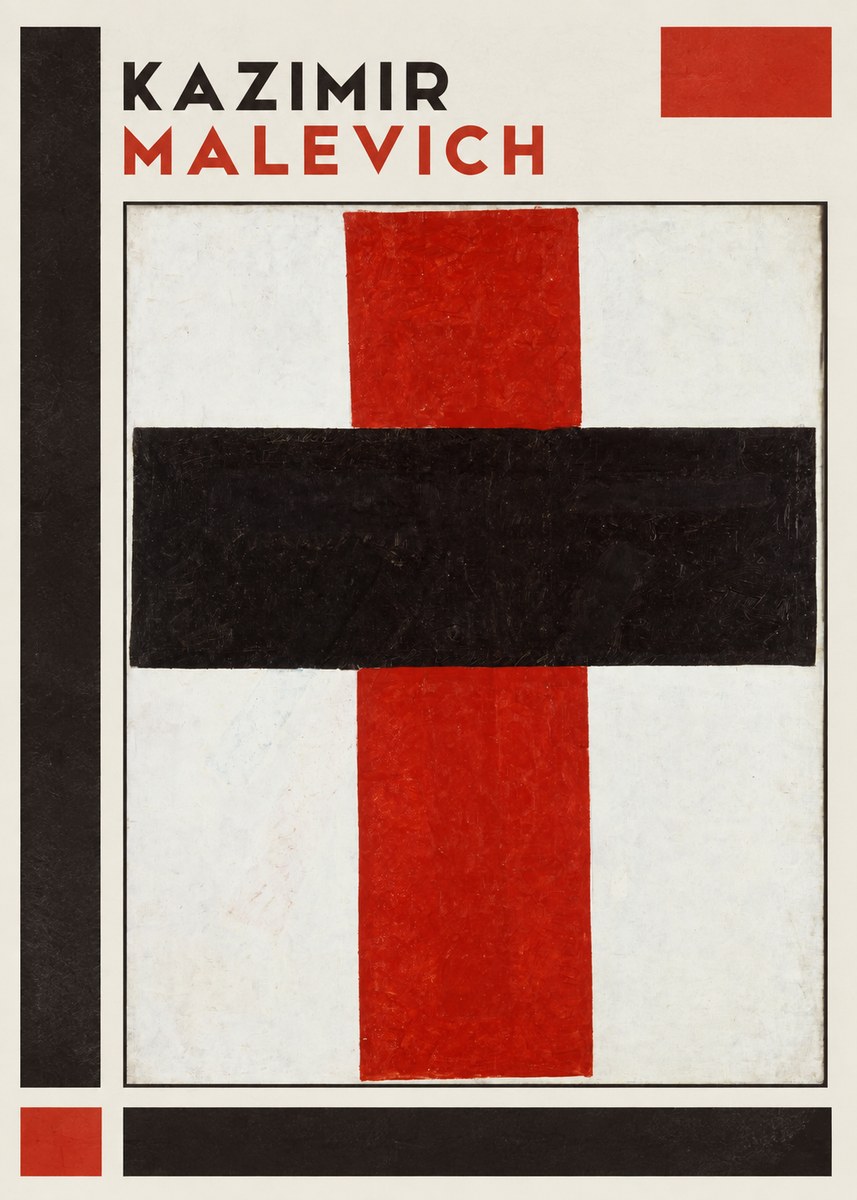 Kazimir Malevich Suprematist Composition I No1 - Plakat