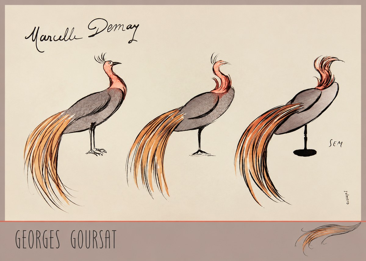 Georges Goursat Marcelle Demay No2 - Plakat