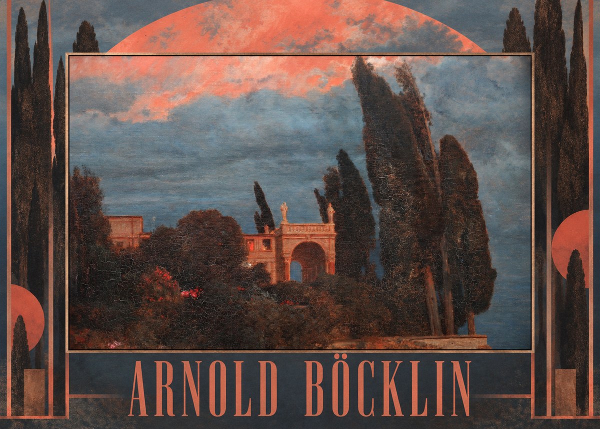 Arnold Böcklin Roman Villa No5 - Plakat