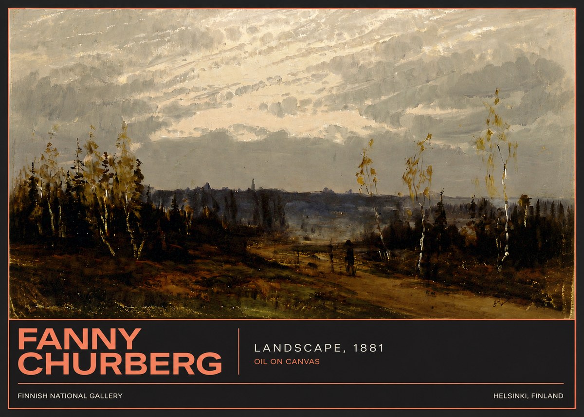 Fanny Churberg Landscape No4 - Plakat