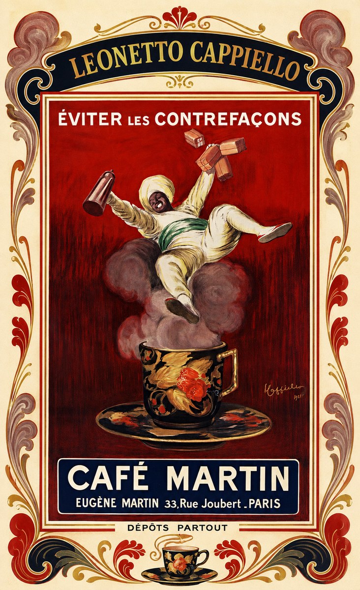 Leonetto Cappiello Café Martin No3 - Plakat