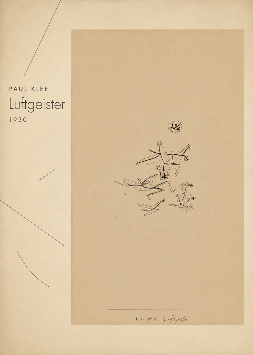 Paul Klee Luftgeister No2 - Plakat