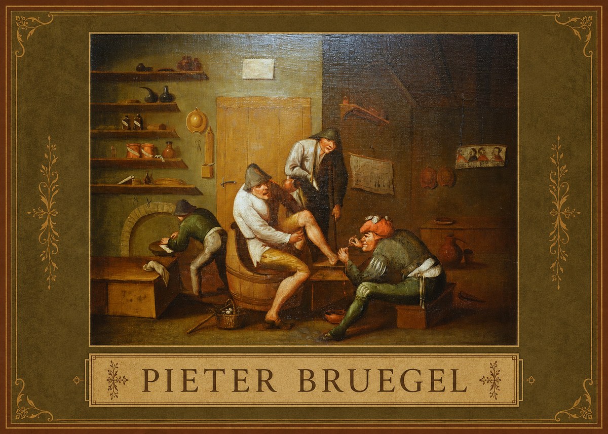 Pieter Bruegel The Foot Operation No1 - Plakat