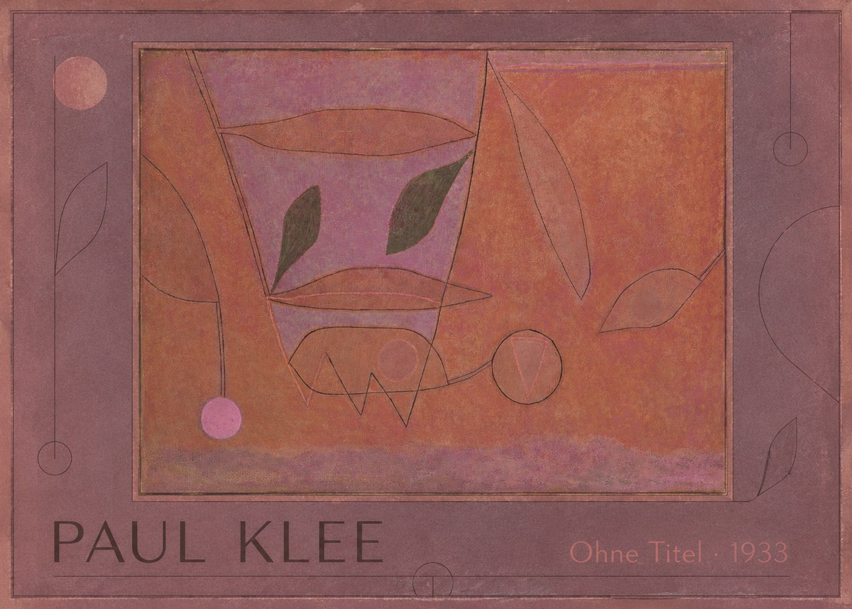 Paul Klee Ohne Titel II No1 - Plakat