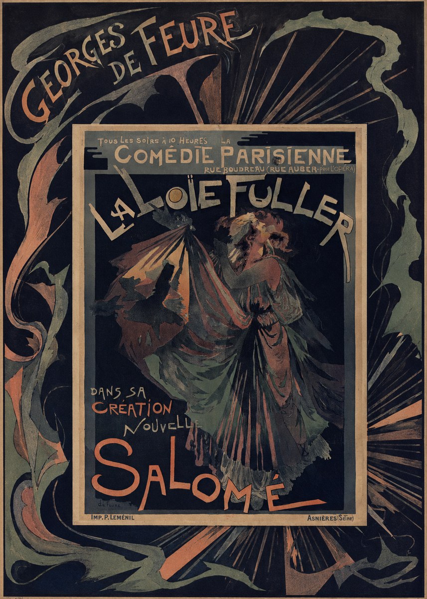 Georges de Feure La Loïe Fuller - Salomé III No4 - Plakat