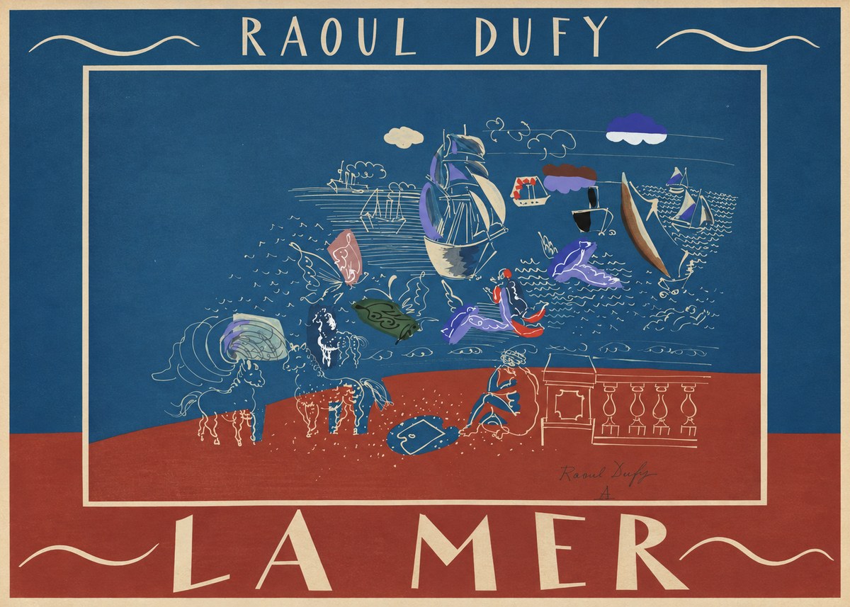 Raoul Dufy La Mer No3 - Plakat