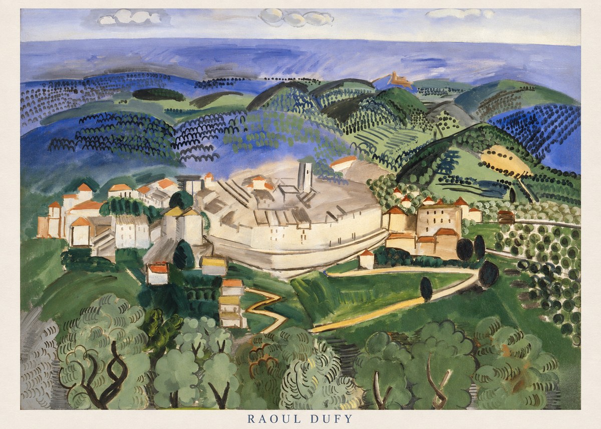 Raoul Dufy Vue De Vence No6 - Plakat