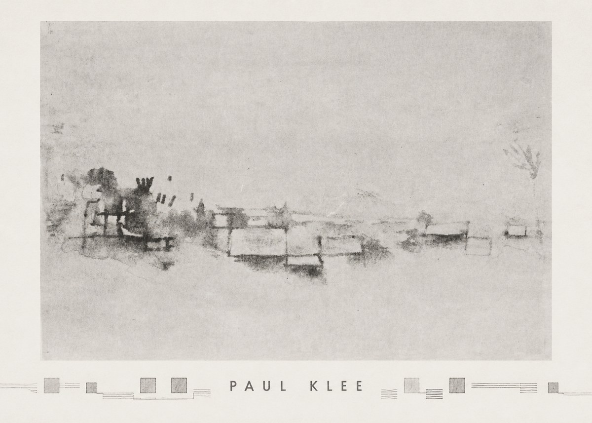 Paul Klee View of the Valley No3 - Plakat