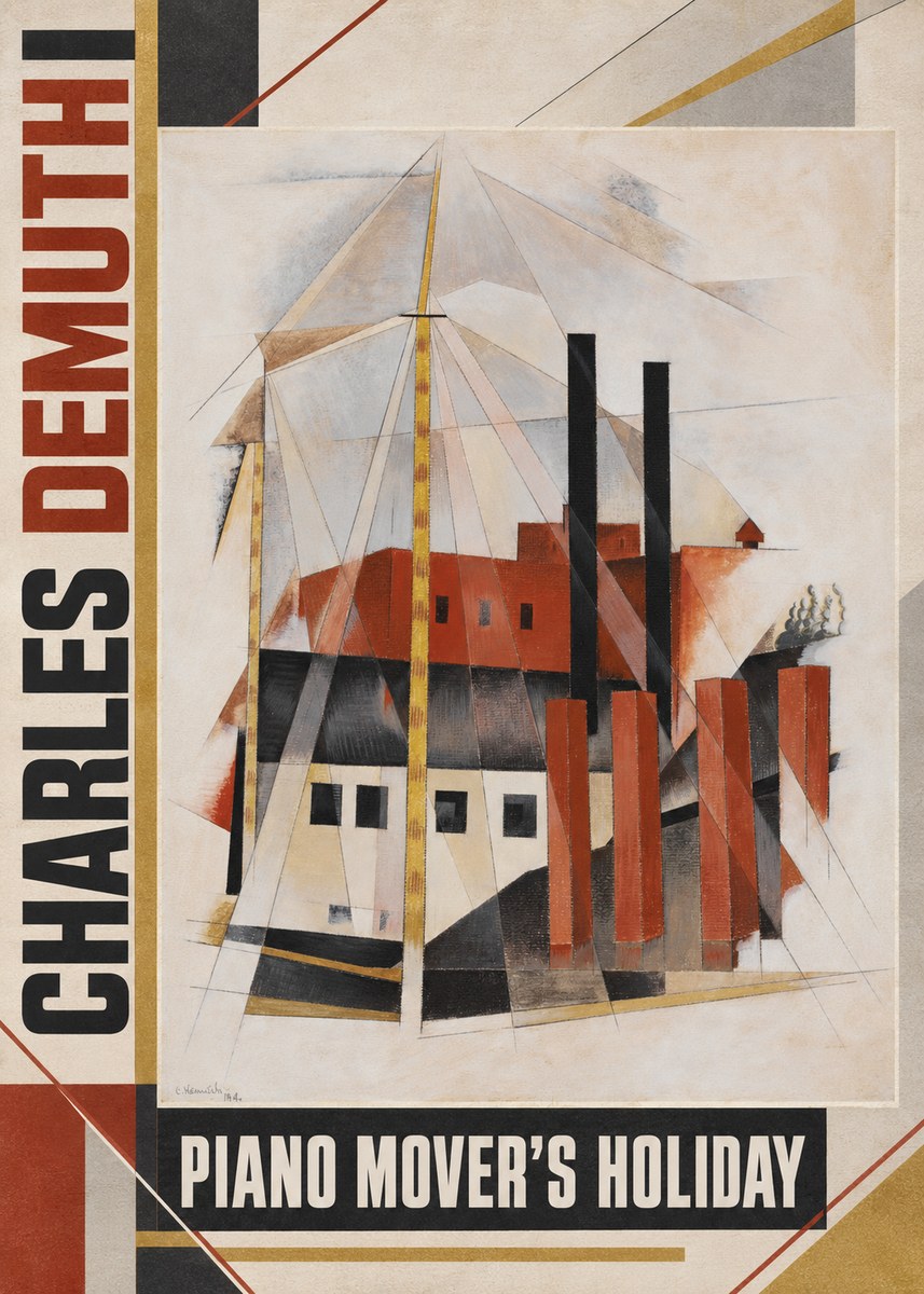 Charles Demuth Piano Mover's Holiday No2 - Plakat