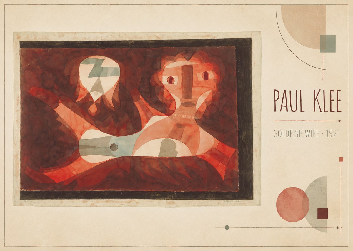 Paul Klee Goldfish Wife No3 - Plakat