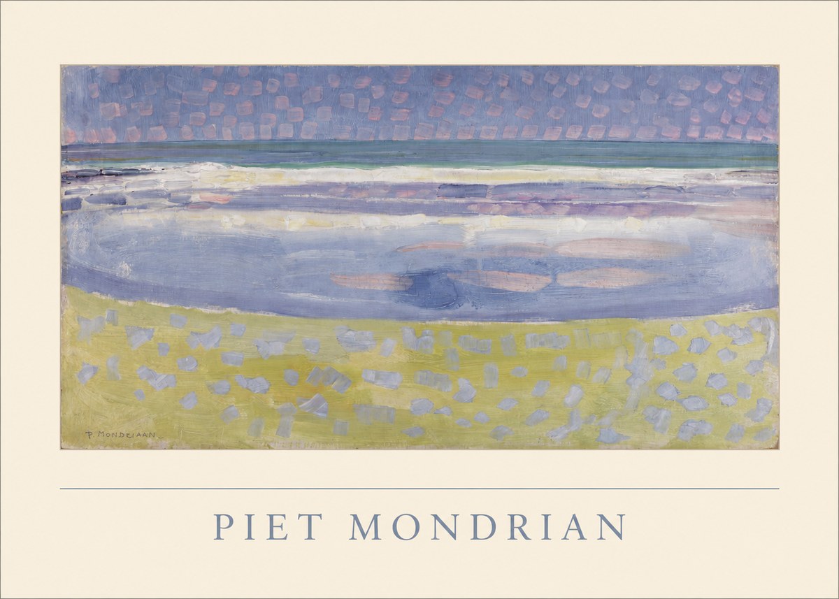 Piet Mondrian The Sea No3 - Plakat