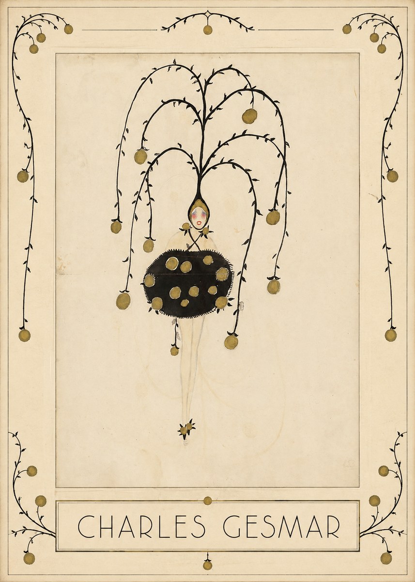 Charles Gesmar Figure with Hanging Orbs No1 - Plakat
