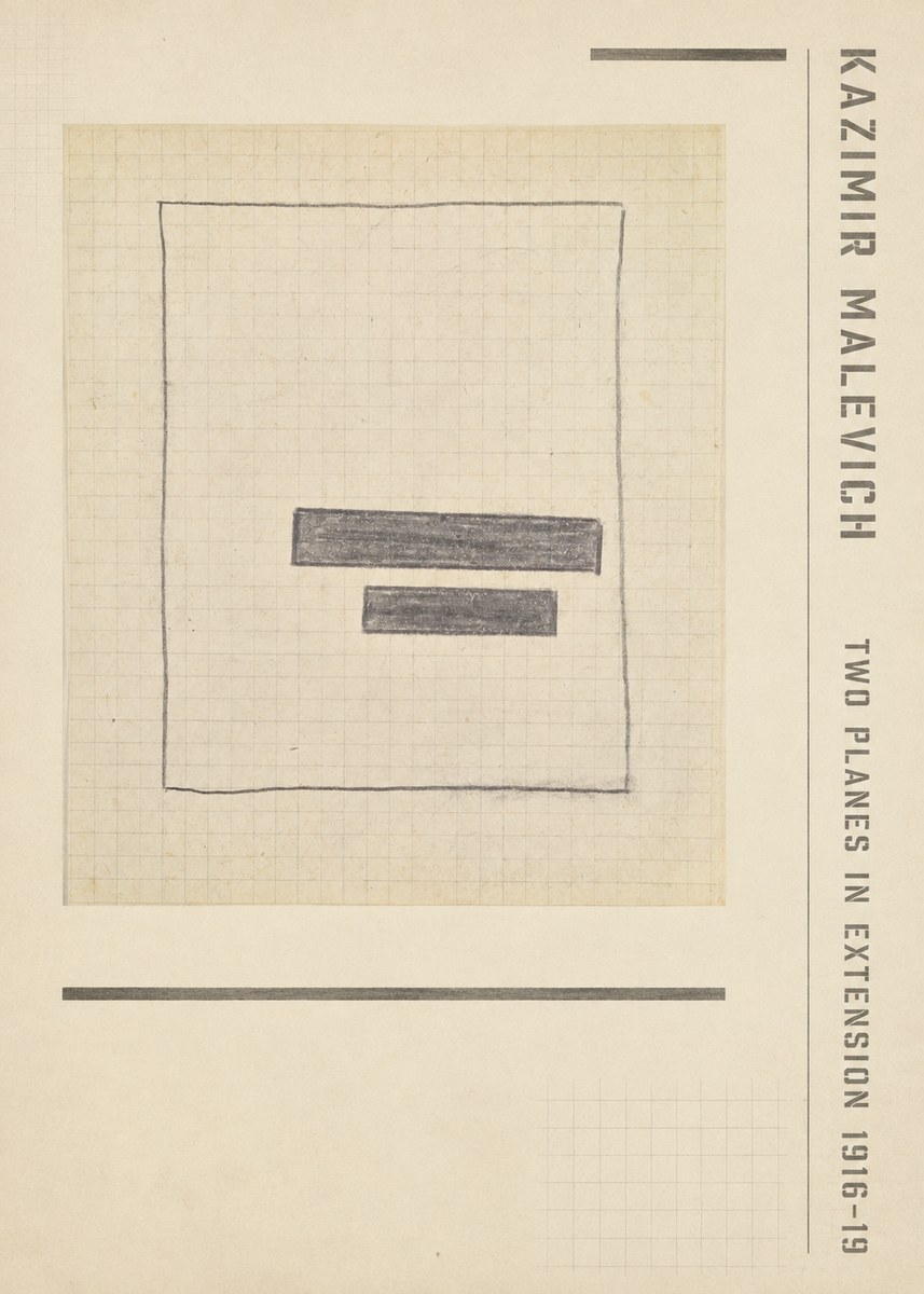 Kazimir Malevich Two Planes in Extension No2 - Plakat