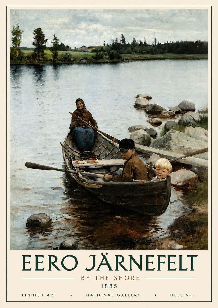 Eero Järnefelt By the Shore No6 - Plakat