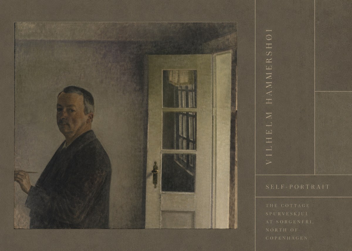 Vilhelm Hammershøi Self-portrait. the Cottage Spurveskjul at Sorgenfri, North of Copenhagen No2 - Plakat