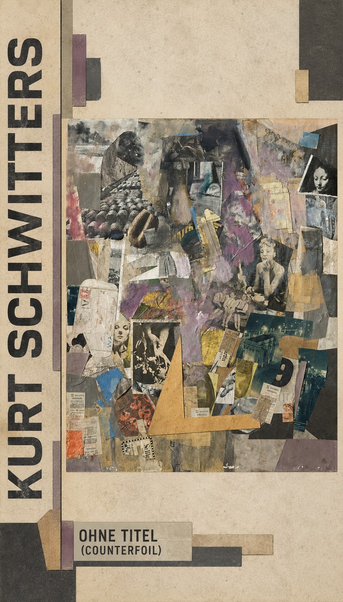 Kurt Schwitters Ohne Titel (Counterfoil) No2 - Plakat