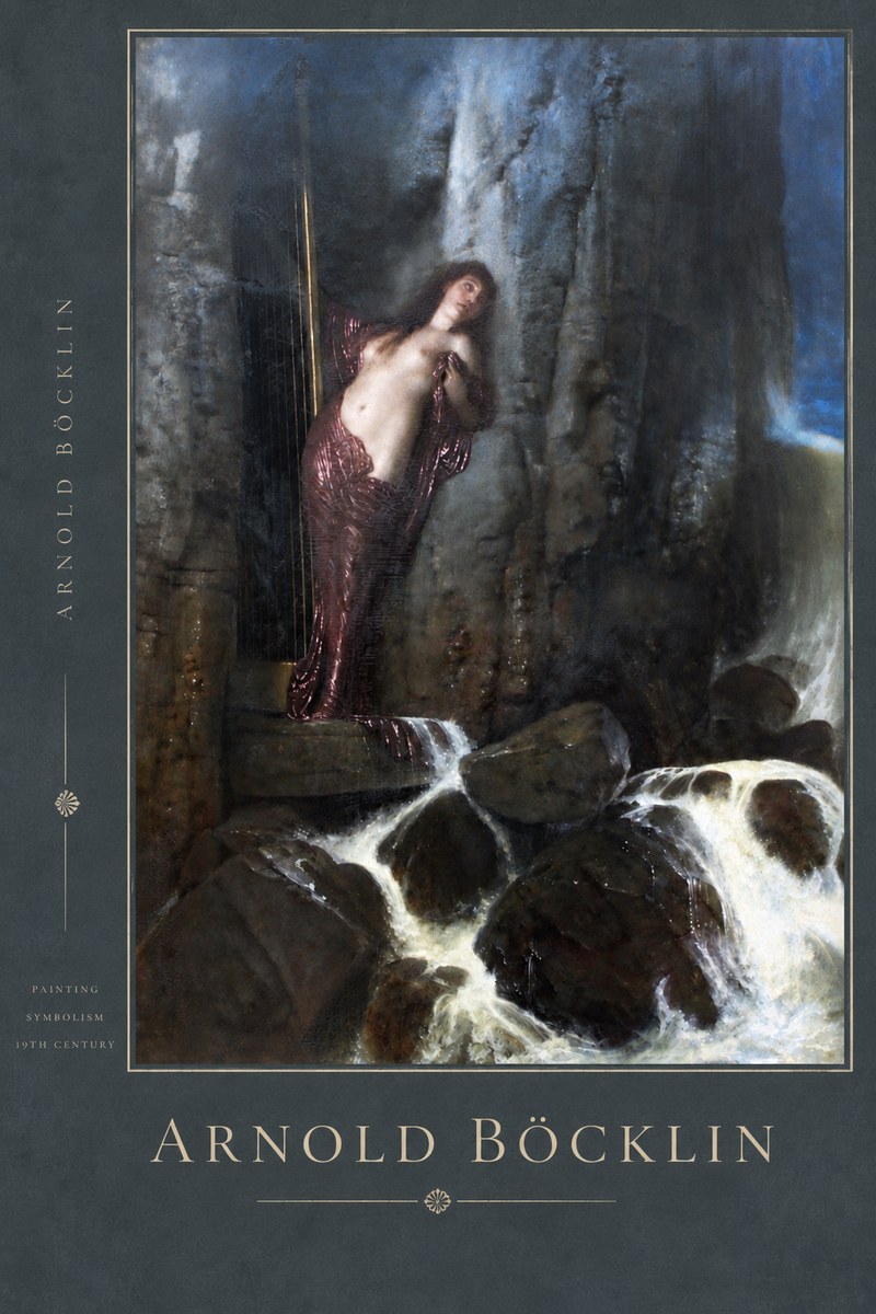 Arnold Böcklin The Spring No4 - Plakat