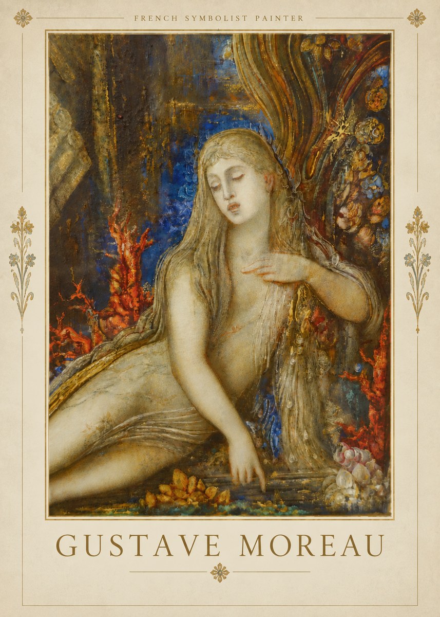 Gustave Moreau Galatea II No3 - Plakat