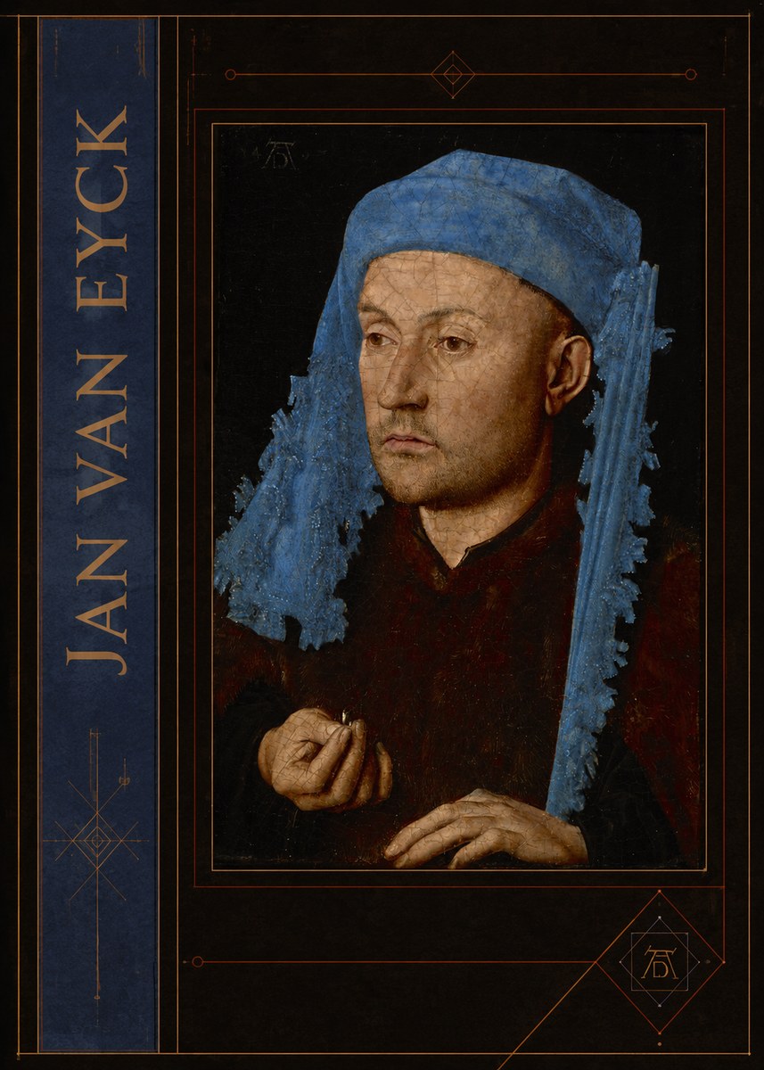 Jan van Eyck Portrait of a Man (Léal Souvenir) No2 - Plakat