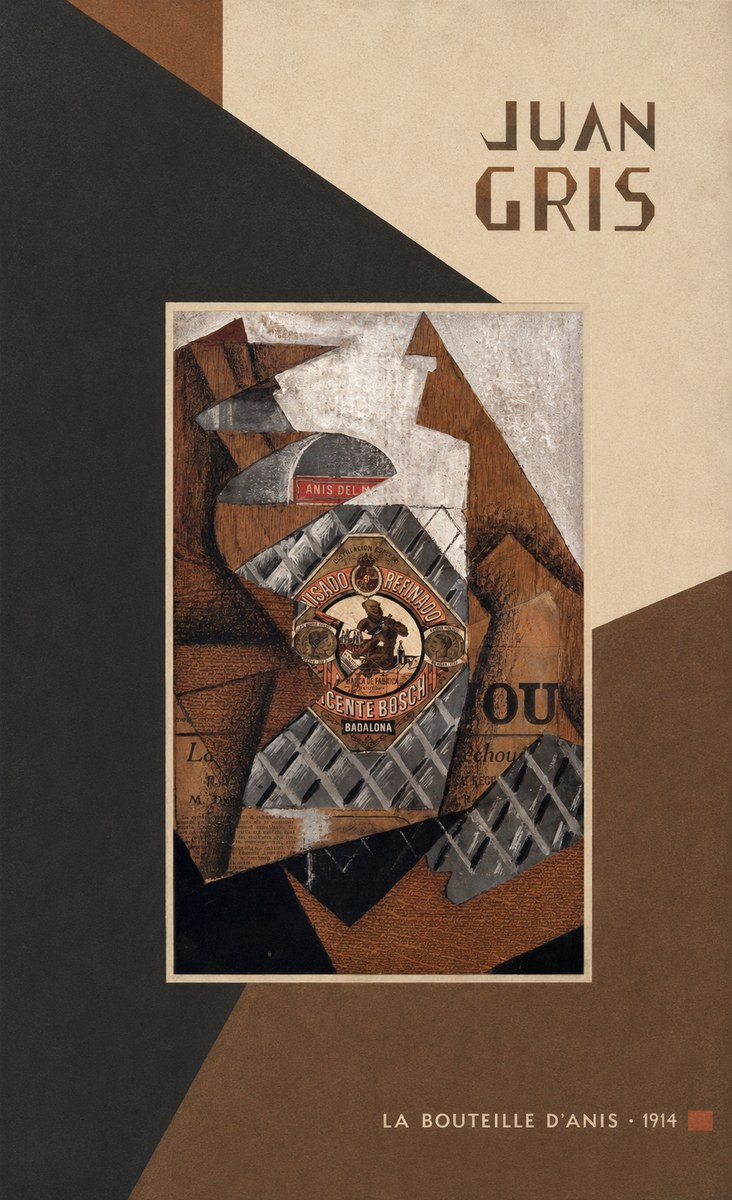 Juan Gris La Bouteille D'anis - 1914 No5 - Plakat