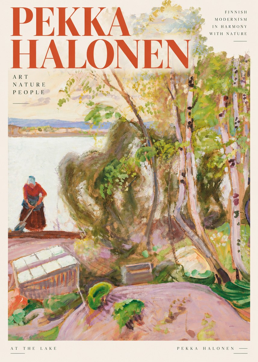 Pekka Halonen At the Lake No3 - Plakat
