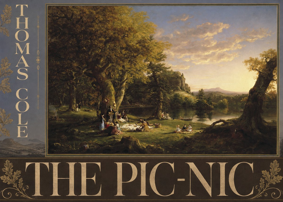 Thomas Cole The Pic-nic II No4 - Plakat