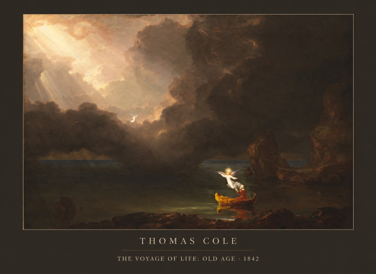 Thomas Cole The Voyage of Life: Old Age IV No6 - Plakat