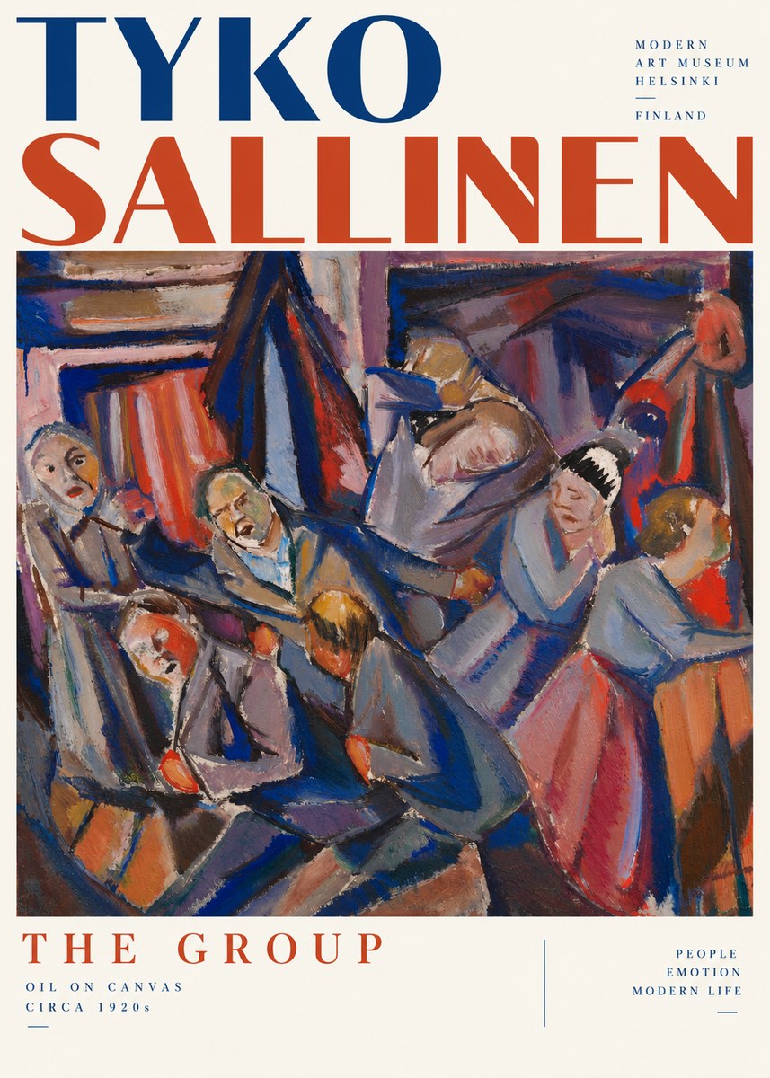 Tyko Sallinen The Group No6 - Plakat