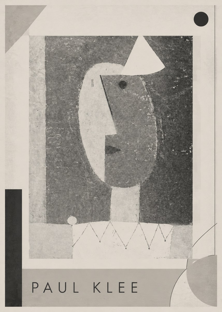 Paul Klee The Clown No1 - Plakat