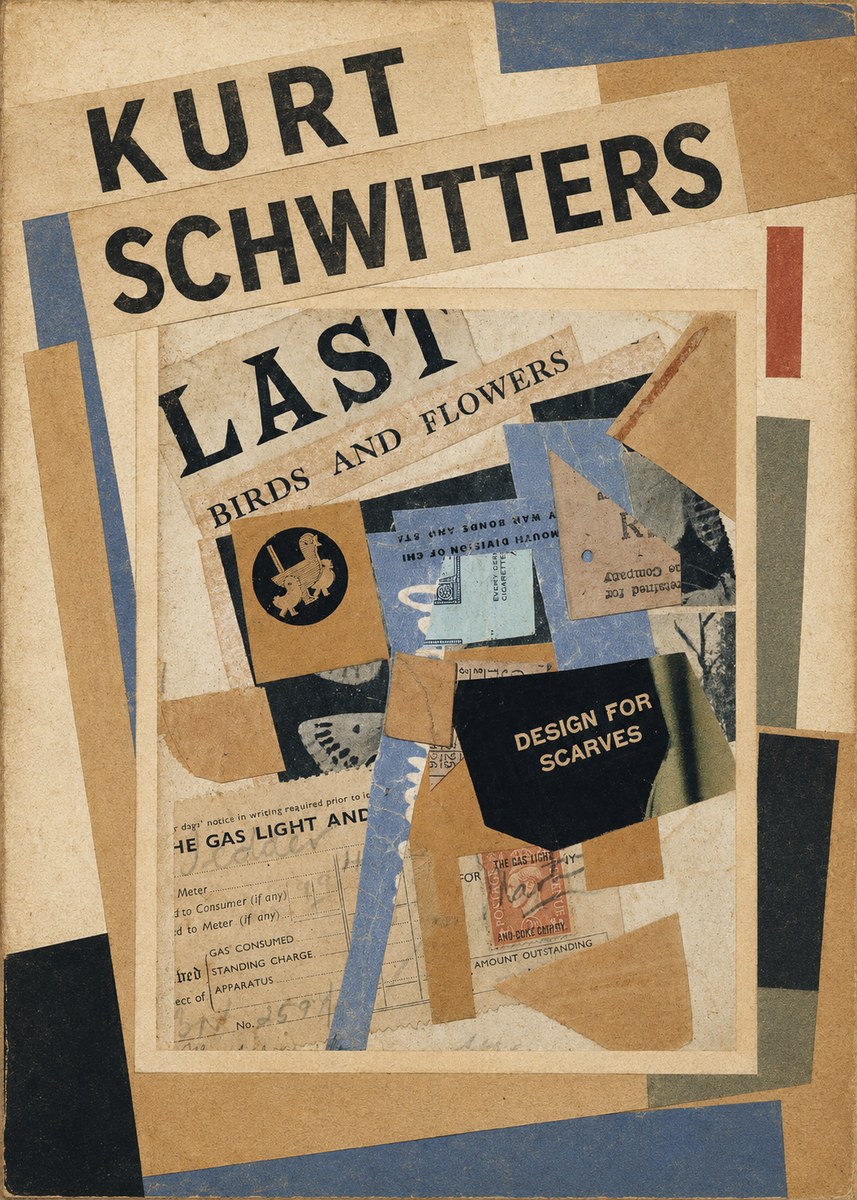 Kurt Schwitters Last Birds and Flowers No1 - Plakat
