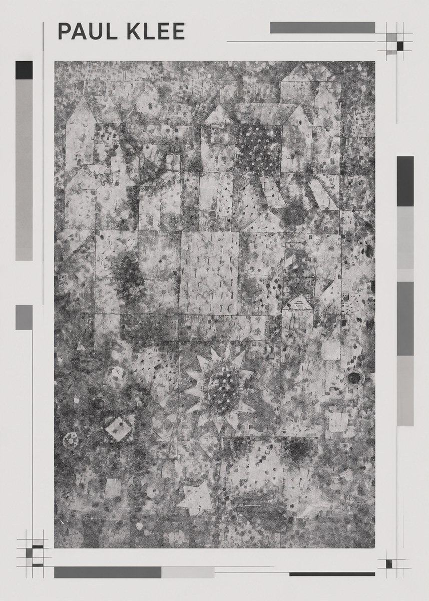 Paul Klee Town and Country No1 - Plakat